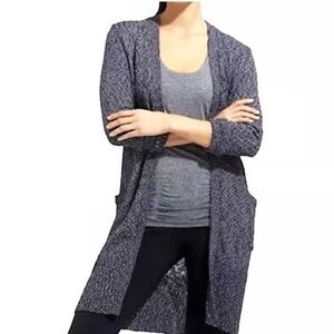 (196) Athleta Navy Weekend Wrap Cardigan